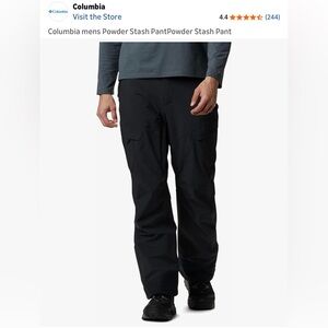 Columbia Men's Powder Stash Pant - BLACK - XL - NWT